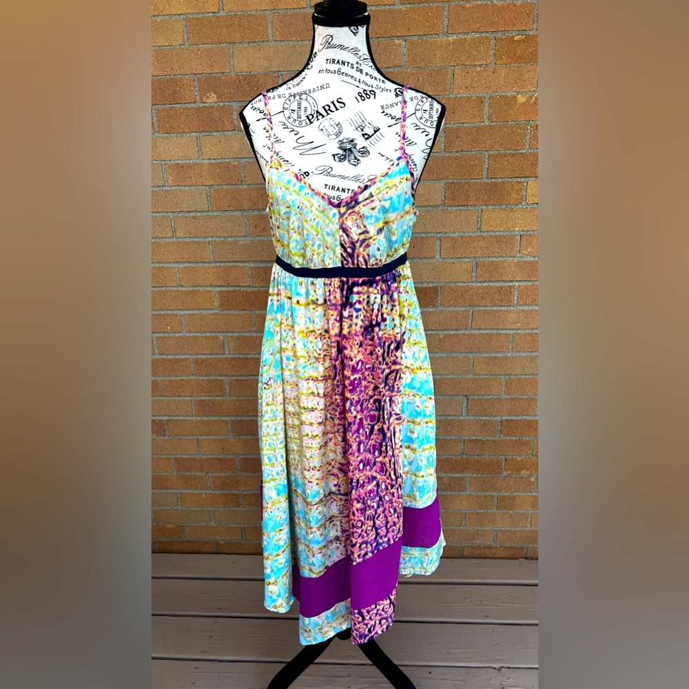 Simply Vera Vera Wang Colorful Summer dress Size Small